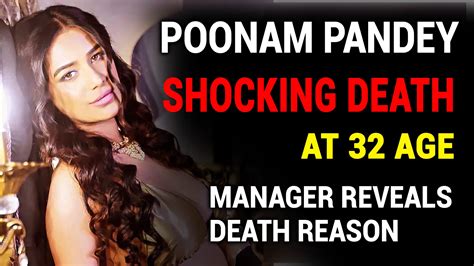 poonam pandet|Poonam Pandey death: Bollywood actor dies after。